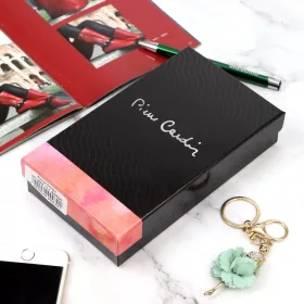   Pierre Cardin 02 LEAF-N 114 bordó női bőr pénztárca 17.5 x 9.5 x 3.5 cm