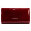 Pierre Cardin 02 LEAF-N 114 bordó női lakkbőr pénztárca 17.5 x 9.5 x 3.5 cm
