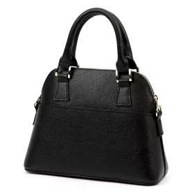   Luka 24-094 fekete női bőr kézitáska, oldaltáska 26 x 21 x 10 cm