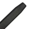 Nordee BA001 fekete autómatacsatos férfi bőr alkalmi öv 120 cm