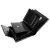 Cavaldi 0800-P-BS RFID fekete férfi pénztárca 9 x 12 x 2.5 cm