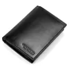 Cavaldi 0800-P-BS RFID fekete férfi pénztárca 9 x 12 x 2.5 cm