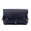 Luka 24-076 sötétkék női bőr válltáska 22 x 15 x 6 cm