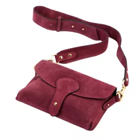   Luka 24-071 bordó női bőr válltáska 22.5 x 14.5 x 4.5 cm