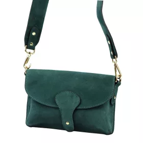   Luka 24-071 türkiz női bőr válltáska 22.5 x 14.5 x 4.5 cm