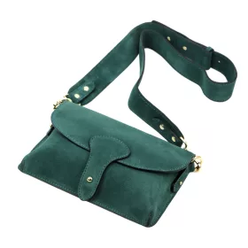   Luka 24-071 türkiz női bőr válltáska 22.5 x 14.5 x 4.5 cm