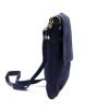Luka 24-090 navy női velúr bőr bőr kézitáska 24 x 22 x 5 cm