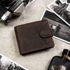 Peterson PTN SET-M-1549L-CHMB barna férfi marhabőr ajándék szett