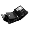 Cavaldi 0104-P-BS RFID fekete férfi bőr pénztárca 9.5 x 12.5 x 3 cm