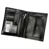 Cavaldi 0104-P-BS RFID fekete férfi bőr pénztárca 9.5 x 12.5 x 3 cm