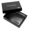 Cavaldi 0002-P-BS RFID fekete férfi bőr pénztárca 12.5 x 10.5 x 2.5 cm