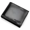 Cavaldi 0670-P-BS RFID fekete férfi bőr pénztárca 12 x 8.5 x 2.5 cm