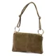 Luka 24-097 MN taupe női bőr válltáska, oldaltáska 24 x 15.5 x 4 cm