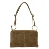 Luka 24-097 MN taupe női bőr válltáska, oldaltáska 24 x 15.5 x 4 cm