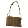 Luka 24-097 MN taupe női bőr válltáska, oldaltáska 24 x 15.5 x 4 cm