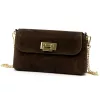 Luka 25-001 barna női bőr válltáska 22 x 12.5 x 6 cm