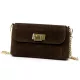 Luka 25-001 barna női bőr válltáska 22 x 12.5 x 6 cm