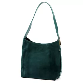 Luka 25-003 türkiz női bőr válltáska 26 x 25 x 14 cm
