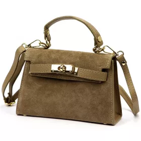   Luka 24-089 mogyoró női bőr kézitáska, válltáska 21 x 14 x 8 cm