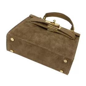   Luka 24-089 mogyoró női bőr kézitáska, válltáska 21 x 14 x 8 cm