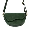 Luka 25-004 zöld női bőr válltáska 27 x 16 x 9 cm