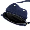 Luka 25-004 sötétkék női bőr válltáska 27 x 16 x 9 cm
