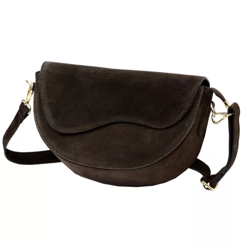 Luka 25-004 barna női bőr válltáska 27 x 16 x 9 cm