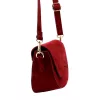 Luka 25-004 bordó női bőr válltáska 27 x 16 x 9 cm