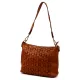 VS 047 konyakbarna női bőr vállitáska 30 x 21 x 12 cm