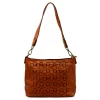 VS 047 konyakbarna női bőr vállitáska 30 x 21 x 12 cm