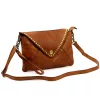 VS 050 konyak női bőr kézitáska, válltáska 28 x 19 x 6 cm