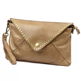   VS 050 bézs női bőr kézitáska, oldaltáska 28 x 19 x 6 cm