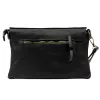 VS 050 fekete női bőr kézitáska, válltáska 28 x 19 x 6 cm