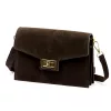 Luka 25-005 barna női bőr válltáska 21 x 15 x 7 cm