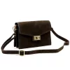 Luka 25-005 barna női bőr válltáska 21 x 15 x 7 cm