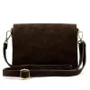 Luka 25-005 barna női bőr válltáska 21 x 15 x 7 cm