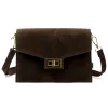 Luka 25-005 barna női bőr válltáska 21 x 15 x 7 cm