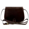 Florence ART. 882 sötétbarna női bőr válltáska, oldaltáska19 x 15 x 7 cm