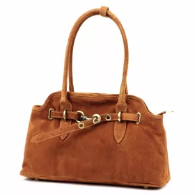 Luka 24-074 barna női bőr válltáska 38 x 24 x 12 cm