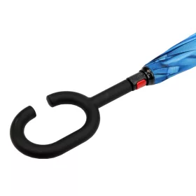 Yili 6802 kék virág mintás női esernyő 80 x 100 cm