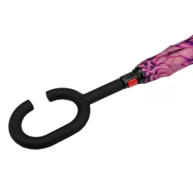 Yili 6802 lila virág mintás női esernyő 80 x 100 cm