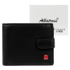 Albatross SN MW4Z RFID fekete férfi bőr pénztárca 13 x 10 x 3 cm 
