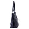 Luka 25-007 sötétkék női bőr válltáska, oldaltáska 36 x 29 x 14 cm