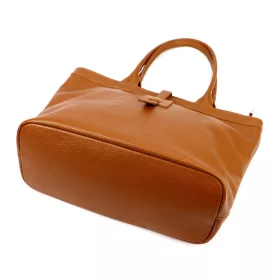   Luka 25-007 konyak női bőr válltáska, oldaltáska 36 x 29 x 14 cm