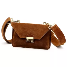   Luka 24-077 konyak női bőr válltáska, oldaltáska 20 x 12.5 x 5 cm