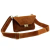 Luka 24-077 konyak női bőr válltáska, oldaltáska 20 x 12.5 x 5 cm