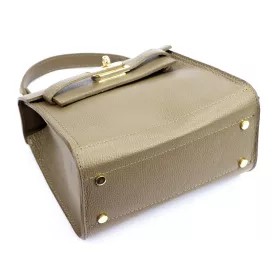   Luka 19-17 MN DOLLARO taupe női bőr kézitáska 23 x 19 x 12.5 cm