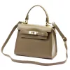 Luka 19-17 MN DOLLARO taupe női bőr kézitáska 23 x 19 x 12.5 cm