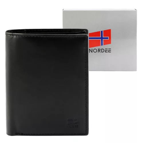 Nordee SLANGE N4 fekete férfi bőr pénztárca