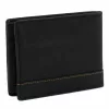 Nordee HJORT N992 fekete férfi bőr pénztárca 12.5 x 9.5 x 3 cm